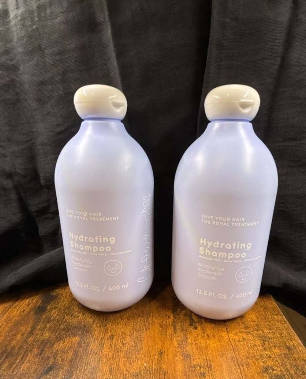 2 Pack Crown Hair Society Hydrating Shampoo Moisturize Replenish Smooth 13.5 oz